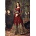 MZ4705-C RED MAISHA AZARA BRIDAL WEDDING WEAR DRESS